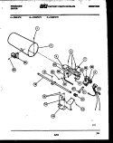 BURNER, IGNITER AND VALVE Diagram and Parts List for DGILW2  Frigidaire Dryer