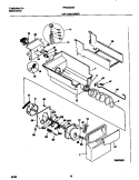 ICE CONTAINER Diagram and Parts List for FRS22ZRGB2  Frigidaire Refrigerator