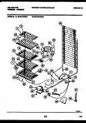 SYSTEM AND ELECTRICAL PARTS Diagram and Parts List for UFS101FM5W  Kelvinator Freezer