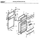 DOOR Diagram and Parts List for MRT19PNBD2  Uni Refrigerator