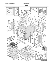Part Location Diagram of 316517601 Frigidaire BUMPER