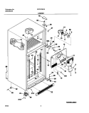 CABINET Diagram and Parts List for FRT21P6CSB0  Frigidaire Refrigerator