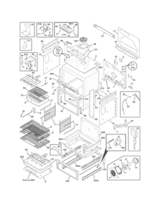 Body Diagram and Parts List for EW30ES6CGS8  Electrolux Range