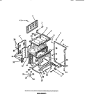 OVEN LINER, SIDE PANELS Diagram and Parts List for RGS35CL1  Frigidaire Wall Oven