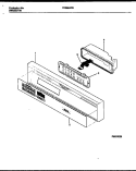 Part Location Diagram of 154128703 Frigidaire INSERT-CONTROL PNL