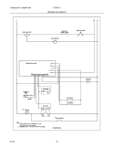 WIRING SCHEMATIC Diagram and Parts List for FEF351CUA  Frigidaire Range