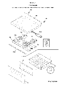 Top/drawer Diagram and Parts List for 79094172314  Kenmore Range