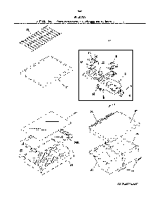 Shelves Diagram and Parts List for 25370649613  Kenmore Refrigerator