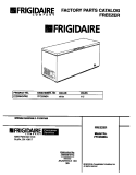 COVER Diagram and Parts List for FFC05M3AW3  Frigidaire Freezer