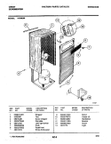 WRAPPER Diagram and Parts List for 14-040A4  Frigidaire Dehumidifier