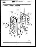DOOR PARTS Diagram and Parts List for FV19F5WVFB  Gibson Freezer