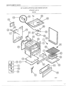 Part Location Diagram of 8067978 Frigidaire STUD-SPACER
