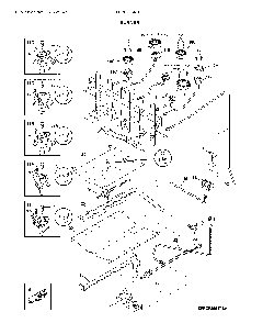 Burner Diagram and Parts List for LFGF3054TDE  Frigidaire Range