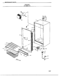Part Location Diagram of 113764-64 Frigidaire Breaker