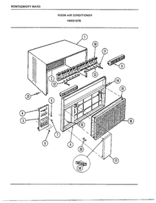 Part Location Diagram of A476203 Frigidaire Panel ft