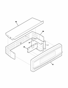Part Location Diagram of 318046227 Frigidaire SERVICE DATA
