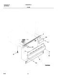 FRAME Diagram and Parts List for FDBS956CC0  Frigidaire Dishwasher