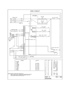 Wiring Diagram Diagram and Parts List for FFES3015PSE  Frigidaire Range