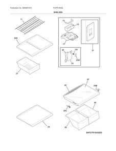 Part Location Diagram of 807332461 Frigidaire LABEL