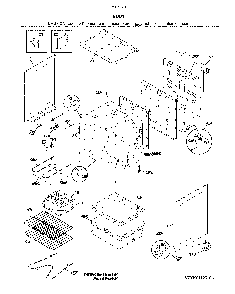 Body Diagram and Parts List for 79093019316  Kenmore Range