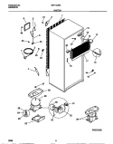 SYSTEM Diagram and Parts List for WRT16JRCD2  Frigidaire Refrigerator