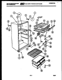 CABINET PARTS Diagram and Parts List for RT192GCDA  Frigidaire Refrigerator