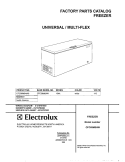 COVER Diagram and Parts List for CFC09M5AW0  Uni Freezer