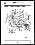 LOWER BODY PARTS Diagram and Parts List for REG638BDW2  Frigidaire Range