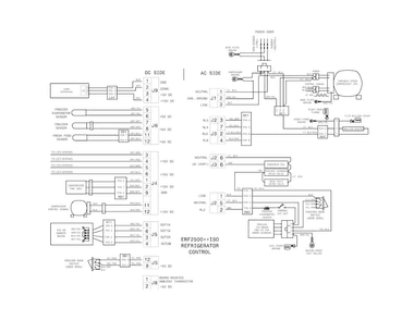 Wiring Schematic Diagram and Parts List for FFHN2750TS0  Frigidaire Refrigerator