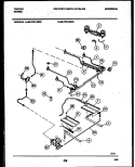 BURNER, MANIFOLD AND GAS CONTROL Diagram and Parts List for 30-2761-23-02  Tappan Range