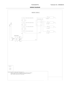 Wiring Diagram Diagram and Parts List for FGDS3065PFN  Frigidaire Range