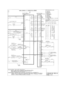 Wiring Diagram Diagram and Parts List for FGGF304DLF5  Frigidaire Range