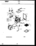 BODY PARTS Diagram and Parts List for 30-2241-23-04  Tappan Range