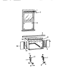 WINDOW MOUNTING Diagram and Parts List for AS248J2K1  Frigidaire Air Conditioner
