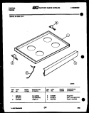 COOKTOP PARTS Diagram and Parts List for 31-2239-23-01  Tappan Range