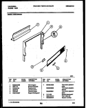 BACKGUARD Diagram and Parts List for CG301SP2WJ01  Uni Range