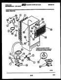SYSTEM AND AUTOMATIC DEFROST PARTS Diagram and Parts List for FPZ21TFA3  Frigidaire Refrigerator