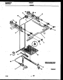BURNER, MANIFOLD AND GAS CONTROL Diagram and Parts List for GF630RXD4  Frigidaire Range