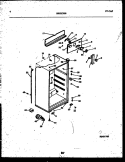 CABINET PARTS Diagram and Parts List for ATG173NLD0  Frigidaire Refrigerator