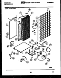 SYSTEM AND AUTOMATIC DEFROST PARTS Diagram and Parts List for FPCE24VWFA1  Frigidaire Refrigerator