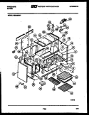 BODY PARTS Diagram and Parts List for REG46NL1  Frigidaire Range