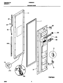 FREEZER DOOR Diagram and Parts List for FRS26ZNHB0  Frigidaire Refrigerator