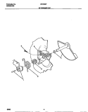 DETERGENT CUP Diagram and Parts List for DW1800Y0  Frigidaire Dishwasher