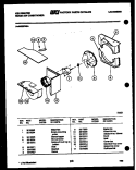 AIR HANDLING PARTS Diagram and Parts List for M422F2SA  Kelvinator Air Conditioner