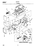 ICE MAKER Diagram and Parts List for MRS22WNGD0  Frigidaire Refrigerator