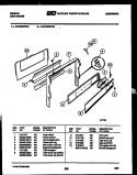 BACKGUARD Diagram and Parts List for CGC3M6WXA  Gibson Range