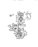 TUB, HOSES, MOTOR Diagram and Parts List for WDSDLW0  Frigidaire Washer
