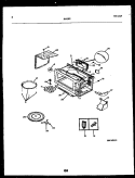 DOOR PARTS Diagram and Parts List for 56-9581-10-02  Tappan Microwave