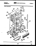 CABINET PARTS Diagram and Parts List for FPCE22VWFH3  Frigidaire Refrigerator