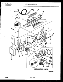 ICE MAKER AND INSTALLATION PARTS Diagram and Parts List for GRT19DRAD0  Gibson Refrigerator